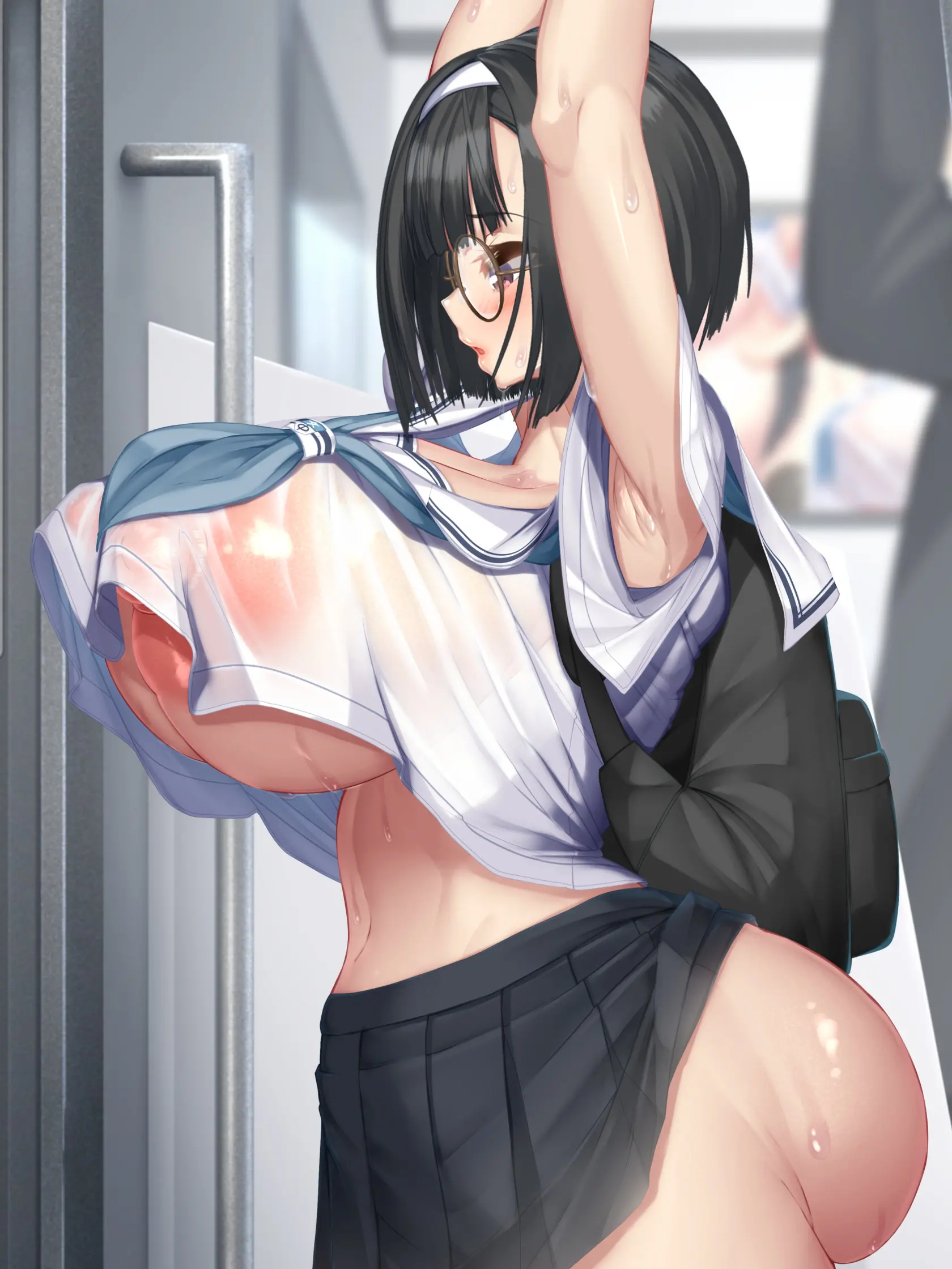 Futanari Kafunshou - Shoujo No Shikyuu Wa Manin Densha, Seishi Konzatsuritsu 400％